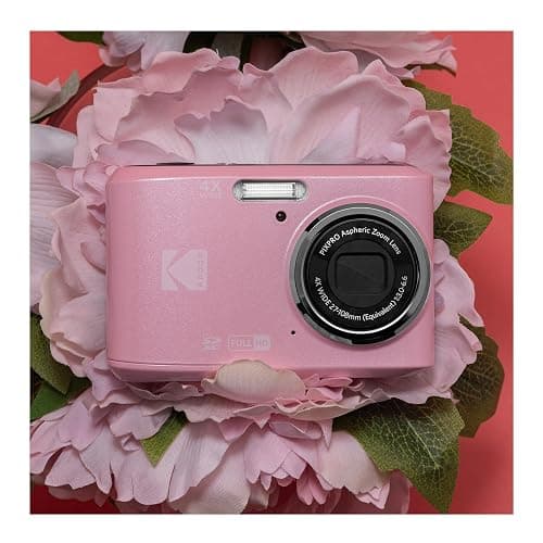 Kodak PIXPRO FZ45 Friendly Zoom 16MP 1080p Full HD Digital Camera with 4X Optical Zoom and 27mm Wide Angle Lens (Pastel Pink) thumbnail 8