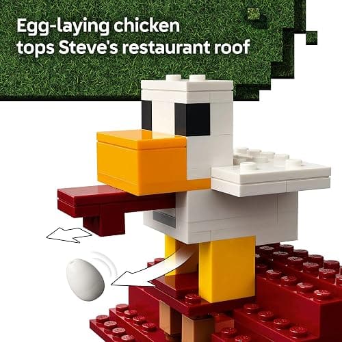 LEGO Minecraft The Ghast Balloon Village Attack- Toy Building Set for Kids, Girls and Boys Ages 10+ - Includes Steve, Natalie, and Dawn Minifigures - Birthday Gift Idea - 21273 thumbnail 4