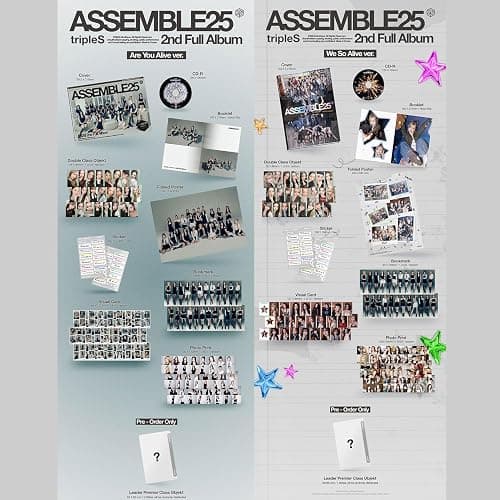 tripleS ASSEMBLE25 We So Alive Ver. Cover R + Booklet + Double Class Objekt + Folded Poster + Sticker + Bookmark + Visual Card + Photo Print thumbnail 2