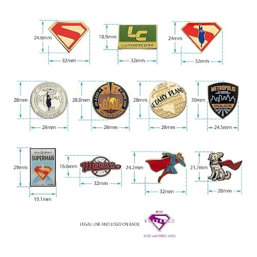 Superman Movie Blind Box Pin – Collectible Surprise Pin with Iconic Logos & Symbols Individual Collectible thumbnail 3