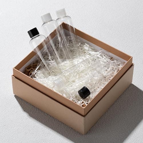 Tekson Plastic Travel Bottles 3.4 oz, Travel Size Containers for Shampoo, Empty Mouthwash Bottles with Black Screw Cap (100ml, Clear) thumbnail 2