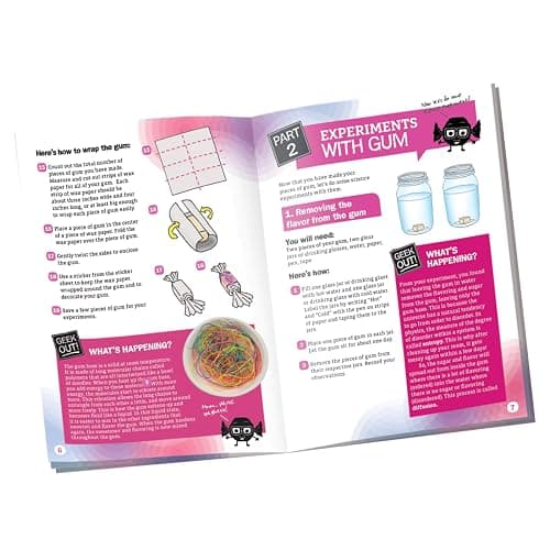 Thames & Kosmos Super Duper Bubble Gum Lab STEM Experiment & Activity Kit | Make Your Own Yummy Bubble Gum in 3 Flavors! | Learn About Science of Elastic Materials | Food Ingredients Included Small thumbnail 3