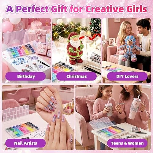 40000Pcs 40 Colors Resin Jelly Rhinestones Kit, 3mm Flatback Rhinestones with 3Pcs B7000 Jewelry Glue & Tools, Bedazzler Kit with Rhinestones, All-in-One Bedazzling Kit for DIY Arts & Crafts Gifts thumbnail 8