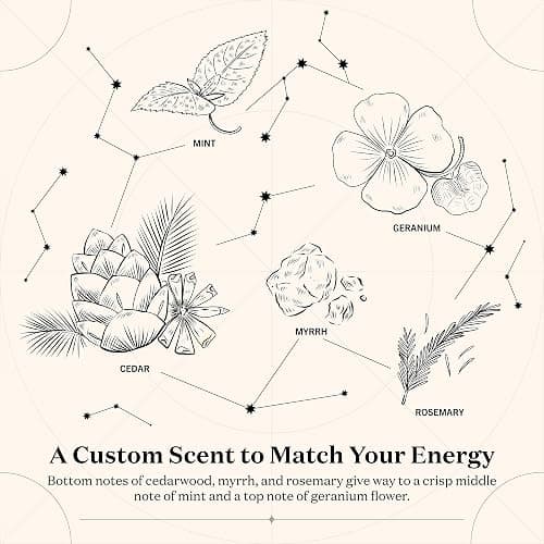 Birthdate Candles, April 18 - Aries Zodiac Scented Candles Birthday Gift - Mint, Geranium & Cedarwood Scent - All-Natural Soy & Coconut Wax, 60-80 Hour Burn Time - Made in USA thumbnail 5