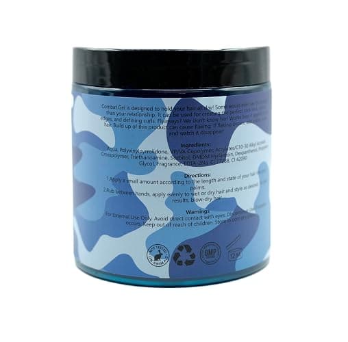 Combat Gel extreme hold hair gel (500 ML, Blueberry) thumbnail 3
