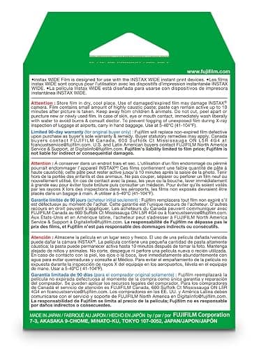 Fujifilm Instax Wide Film Twin Pack (White) thumbnail 2