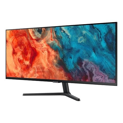 Samsung 34" ViewFinity S50GC Series Ultrawide QHD Monitor, 100Hz, 5ms, HDR10, AMD FreeSync, Ultrawide Screen, Eye Care, Thin Bezels, PIP, PBP, LS34C50DGANXZA, 2023, Black thumbnail 8