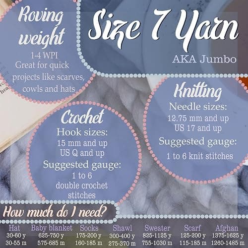 JubileeYarn Fun Finger Loops Yarn - Polyester Jumbo Weight Loop Yarn - 100g/Skein - Hypnos - 6 Skeins thumbnail 7
