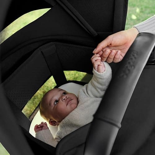 Bugaboo Fox 5 Renew Full Size All Terrain Premium Stroller from Newborn to Toddler - Heritage Black thumbnail 6