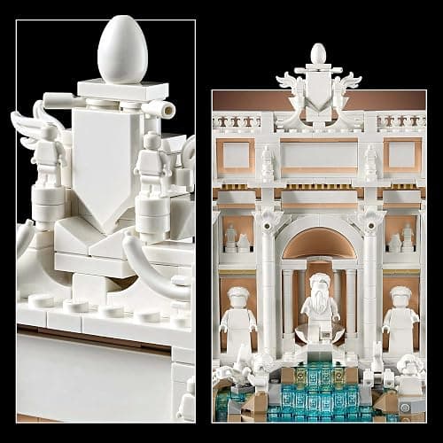 Lego 21062 Architecture, Trevi Fountain Toy, Toy, Birthday, Present, Blocks, Mother's Day, Father's Day, Men, Women, Interior, Stylish thumbnail 6