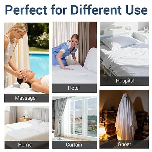 Full Flat Sheet Only, 1 Pack White Top Bed Sheets, Soft Breathable Brushed Microfiber Color-Coded Hem Threads, 81x96 thumbnail 7