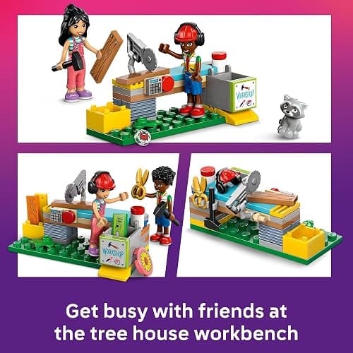 LEGO Friends Friendship Tree House Hangout - Building Toy Playset for Kids, Girls and Boys, Ages 8+ - Pretend Play Gift Idea for Birthdays - with 4 Minidolls and 2 Animal Figures - 42652 thumbnail 5