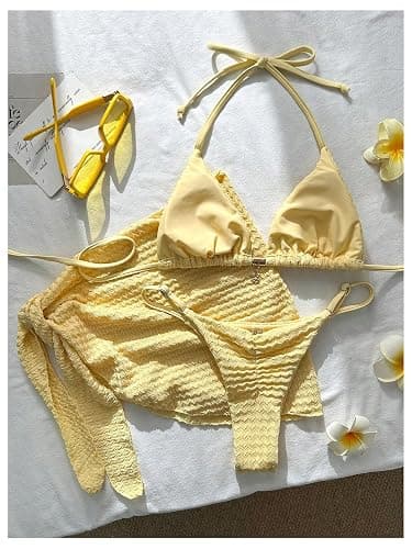Yellow Bikini + Coverup  thumbnail 4