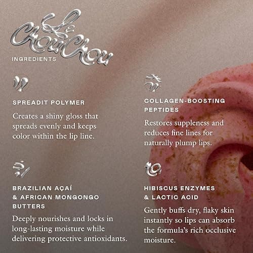 EADEM Lip Softening Balm, Lip Gloss for Women, Plumper and Mask for Lips, Overnight Hydrating & Moisturizing Luxury Lip Balm, 0.5 oz, Chateau Rose thumbnail 7