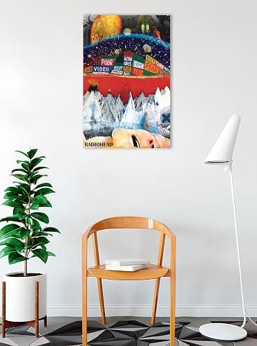BUY ART FOR LESS Officially Licensed Radiohead/Mashup Art Poster - 24 x 36 Inch - Decorative Print - Poster Paper - Ready to Frame thumbnail 2