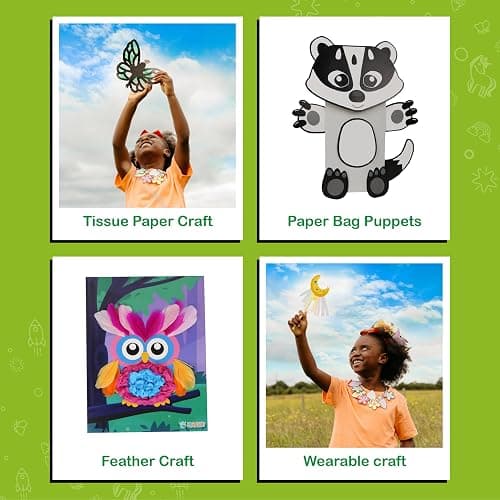 Craftikit® 20 Award-Winning Fairy Garden Crafts for Kids - 20 All-Inclusive Fun Paper Toddler Crafts, Fairy Garden Kit for Kids Ages 3-10 thumbnail 6