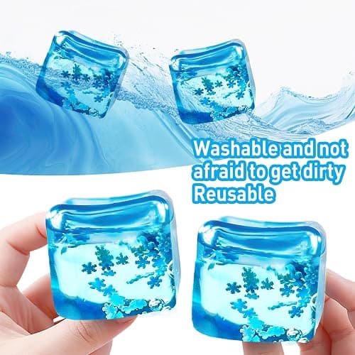 Stress Balls for Adults, Stress Cube Fidget Toys, Enhanced Grip Strength Squeeze Toys, Square Shape Stress Cube Stress Relief Toys thumbnail 5