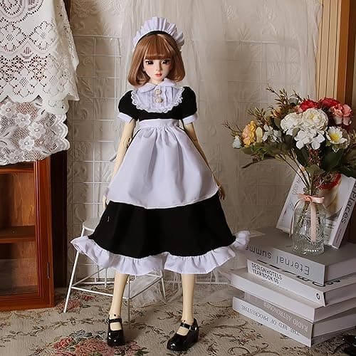 Bjd Doll Clothes Handmade Fashionable and Cute Clothing Suitable for 1/3 1/4 18inch 24 inch BJD SD Doll (J, 1/4) thumbnail 8