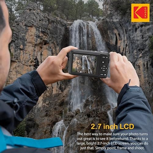 Kodak PIXPRO FZ45 Digital Camera Bundle with Black Point & Shoot Camera Case + Transcend 64GB SD Memory Card + Tri-fold Memory Card Wallet + Hi-Speed SD USB Card Reader + More (Black) thumbnail 5