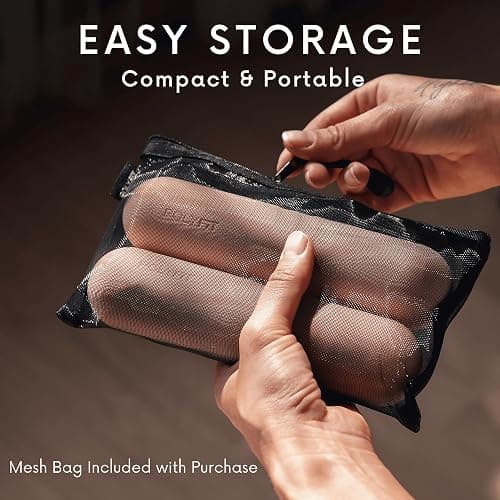 Polyfit Dumbbell Weight Bars for Women - Set of 2 (3.3 LB | 6.5 LB Pair) - Dumbbell Set for Walking, Yoga, Dance, Barre, Pilates, Cardio, Aerobics thumbnail 5
