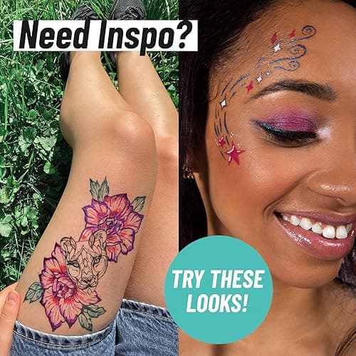 BIC BodyMark Temporary Tattoo Marker with Cosmetic Quality and Skin Safety, 8-Count in Assorted Colors thumbnail 8