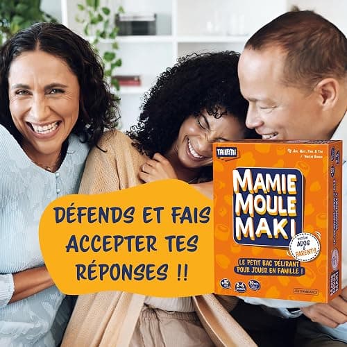 Mamie Moule Maki Version Ados et Parents - Jeu de société à partir de 10 Ans - Petit Bac revisité idéal pour Jouer avec Les Plus Jeunes - 2 à 6 Joueurs thumbnail 5