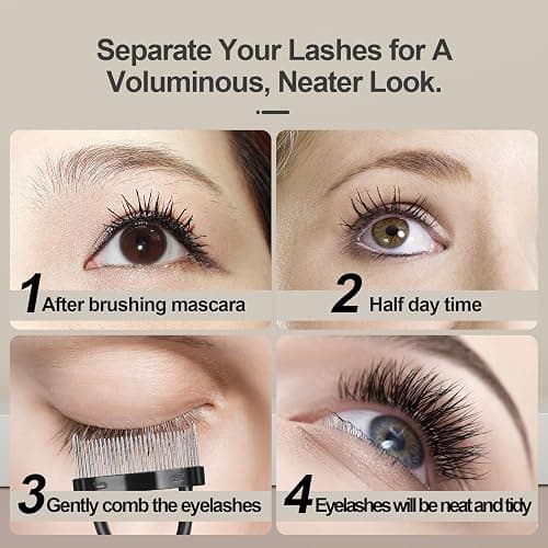 SWEET VIEW Eyelash Comb Lash Separator Brush Mascara Clump Remover Professional Eye Makeup Tools thumbnail 2