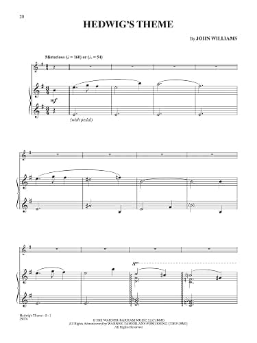Harry Potter Solos --- Violon/Piano - Various --- Alfred Publishing thumbnail 4