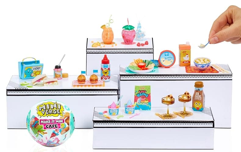 MGA's Miniverse Make It Mini Cafe Serie 5 - Inkl. 1 Kugel, 8 zum Sammeln, Mini-Sammlerstücke, Blindverpackung, Harz-Bastelspiel, Nachgebildete Lebensmittel, Sammler & Kinder ab 8 Jahren, Nicht ESSBAR thumbnail 3