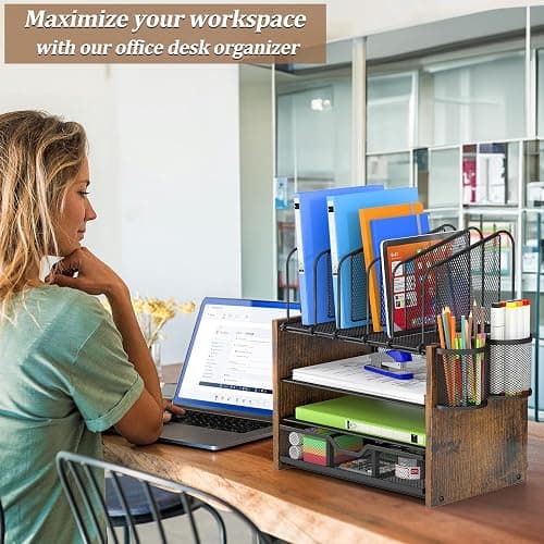 DAOUTIME 4-Tier Desk Organizer thumbnail 4