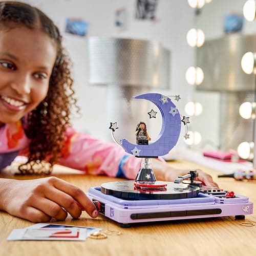 LEGO Editions Olivia Rodrigo's Concert Moon 43029 | Set for 14+ Year Old Girls & Boys, Record Player Model with Vinyl, 1 Minifigure, Room Decor, Music Gift Idea, 670 Pieces thumbnail 2