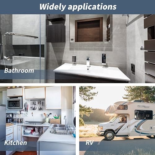 Rise age Soap Holders for Shower, Adhesive Shower Soap Holder, Stainless Steel Black Soap Bar Holder, No Drilled Soap Dishes for Wall, Bathroom, Kitchen Sink (Matte Black 2 Pcs) thumbnail 5