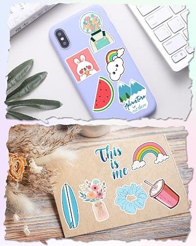 300 Pcs Stickers for Kids, Cute Water Bottle Vinyl Waterproof Laptop Stickers for Students Gifts School Supplies Classroom Teacher Prizes Stocking Stuffers Sticker Pack for Kids Girls Teens thumbnail 4
