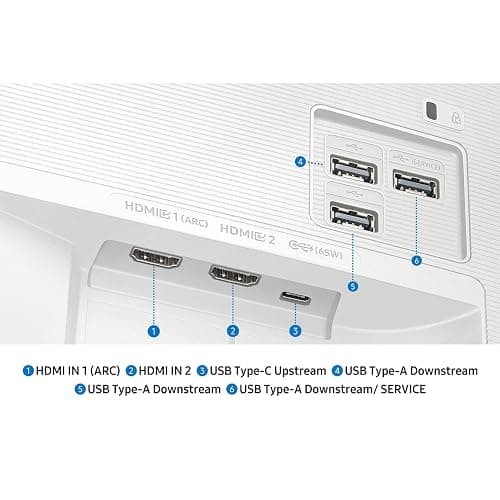 Samsung Movingstyle M7 M70F + $200 Amazon Gift Card, 4K UHD Smart Monitor with Adjustable Rolling Stand, Samsung Vision AI, Gaming Hub, AI Picture Optimizer, SmartThings, Knox Security, F-LS32FM70-MSR thumbnail 6