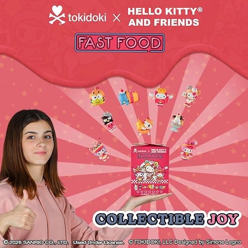 tokidoki™ - Hello Kitty® and Friends Fast Food Blind Box - 1 Pack of Cute Mystery Mini Collectibles - Collectible Art for Girls, Valentine's & Birthday Gifts - 2.75 Inches thumbnail 6