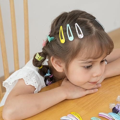 Colorful barrette clips thumbnail 5