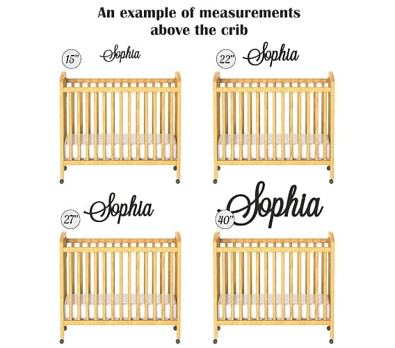 Personalized Wooden Name Sign for Nursery Wall Letters Custom Baby Name Sign for Wall Room Decor thumbnail 4
