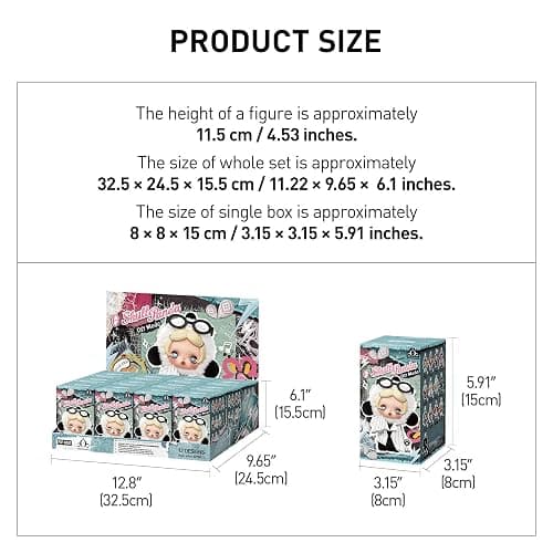 POP MART θ SKULLPANDA Off Mode Series Plush Doll Blind Box, Single Box | Keychain, Bag Charm, Accessories, Collectible Holiday Birthday Gift thumbnail 9