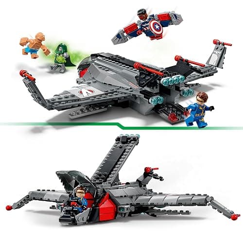 LEGO Marvel Avengers: Doomsday Quinjet 76347 | Building Toy for Boys & Girls, Ages 9+, Marvel Movie Memorabilia with 4 Minifigures, 433 pieces, Gift for Birthdays thumbnail 4
