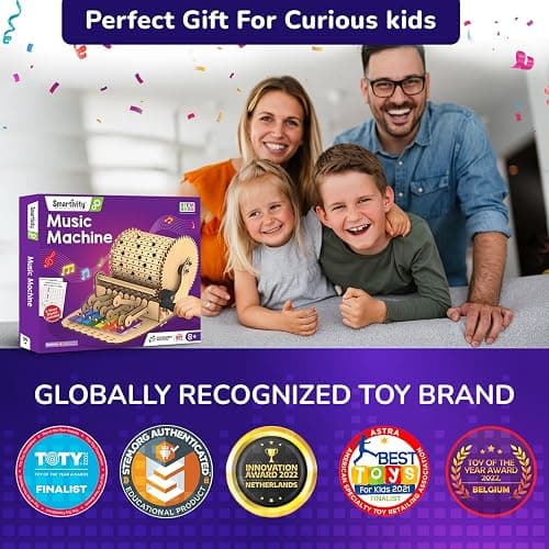 Smartivity DIY Music Machine Toy for Kids 8-14 Years | Create Your Own Music with 7 Preset Songs | STEM Toy | Christmas & Birthday Gift for Girls & Boys 8-14 Years thumbnail 7