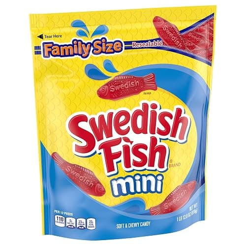 SWEDISH FISH Mini Soft & Chewy Candy, Bulk Candy, Family Size, 1.8 lb thumbnail 13