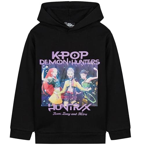 KPop Demon Hunters Hoodie for Girls Teens, Officially Licensed Warm Sweatshirt Pullover Cozy Hoodies Gifts for Girls - Image 1