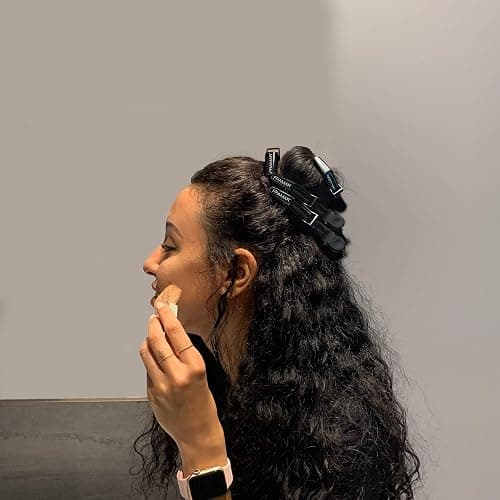 FRAMAR Black Alligator Clips For Hair Styling 10 Pack – Professional Alligator Hair Clips For Women, Hair Clip For Women, Black Hair Clips For Styling – Firm Hold Without Slipping thumbnail 4