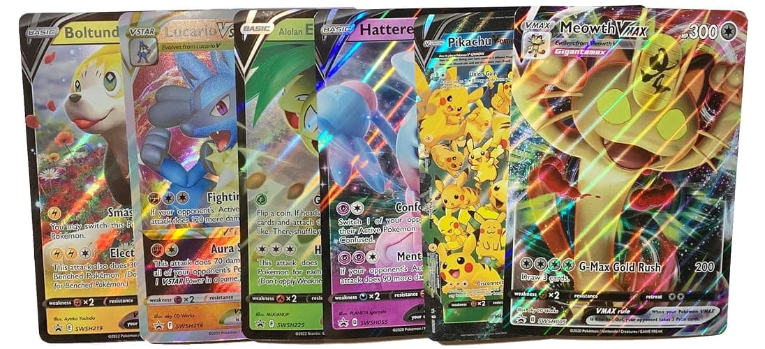 Pokemon - Random Jumbo Card Lot - x6 (Selection Varys) V - Vmax - Vstars - V Union - Image 1