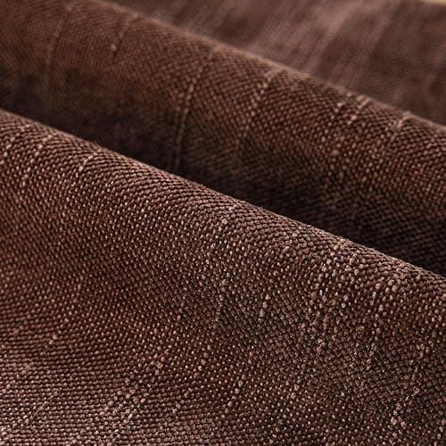 Foindtower Pack of 2 Soft Textured Chenille Throw Decorative Pillow Covers Square Accent Solid Cushion Cover Cozy Neutral Farmhouse Pillow Case for Couch Sofa Bedroom Living Room 18x18 Inch,Red Brown thumbnail 4