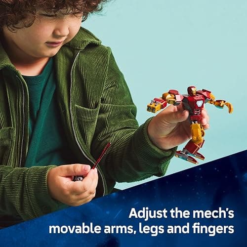 LEGO Marvel Iron Man Mech vs. Ultron Building Toy Set - for Kids, Boys and Girls, Ages 6+ - Buildable Action Figure - Superhero Gift for Birthday - 76307 thumbnail 5