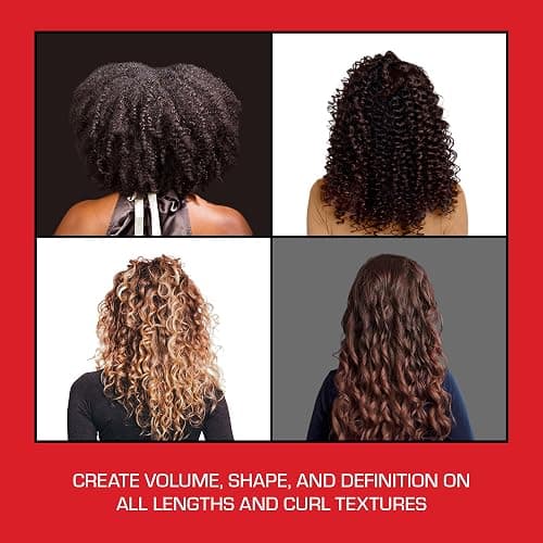 Red by Kiss Hair Dryer Diffuser, Heavy Duty Rubber Grip, Long Prongs for Volume & Root Drying, Compact Design Fits Most Dryers for Fast Drying & Shine Boost and Bouncy Curls thumbnail 5