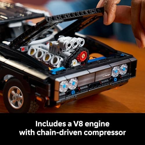 LEGO Technic Fast and Furious Dodge Charger R/T Car 42231 | Building Sets for Adults, Ages 18+, Highly Detailed Model Car Kit for Display, 1516 pieces, Gift for Fans of the Movie thumbnail 5
