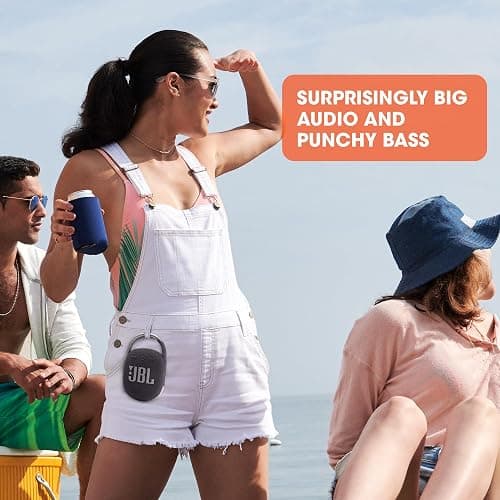 JBL Clip 4 - Portable Mini Bluetooth Speaker, big audio and punchy bass, integrated carabiner, IP67 waterproof and dustproof, 10 hours of playtime, speaker for home, outdoor and travel (Red) thumbnail 4