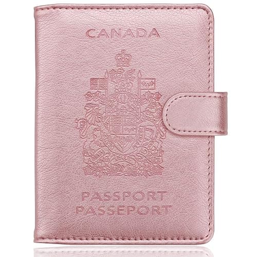 WALNEW RFID Blocking Passport Holder Travel Wallet Cover Case - Image 1